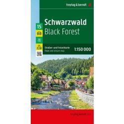 Černý les 1:150 000 / automapa + mapa pro volný čas (10 největších tipů)