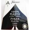 Hrací karty - poker Fournier Jumbo 100% plastové, modré