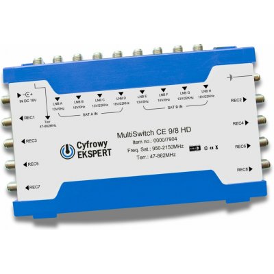 TechniSat MultiSwitch CE 9/8 HD – Zboží Živě