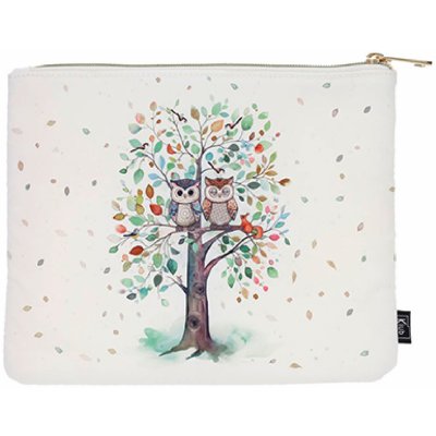 pouzdro ploché se zipem popruhem na ruku POPLA59G01 BUG ART SOVY KIUB – Zboží Dáma