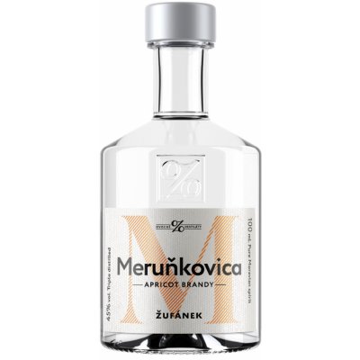 Žufánek Meruňkovica 45% 0,1 l (holá láhev)