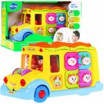 Huile Toys multifunkční školní autobus se zvířátky a zvuky – Zbozi.Blesk.cz