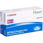 Batist Flower Nitrilové nepudrované modré 100 ks – HobbyKompas.cz