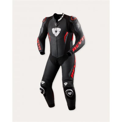 jednodílná kombinéza Revit ARGON 3 černá/červená | Zboží Auto