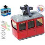 Kovap Lanovka plechová červená na natažení na klíček Kov 0621 – Zboží Mobilmania