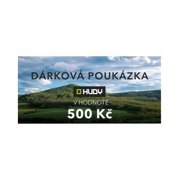 HUDY Elektronická dárková poukázka 500 Kč