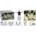 Světelný řetěz LED PARTY 10 žárovek 80LED ProGarden KO-AXC100010 – Hledejceny.cz
