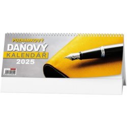 Poznámkový daňový stolní 2025