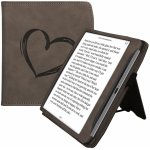 KW Mobile Brushed Heart 23RX002C pro Pocketbook 700 Era / 700 Era Color šedé – Zboží Živě