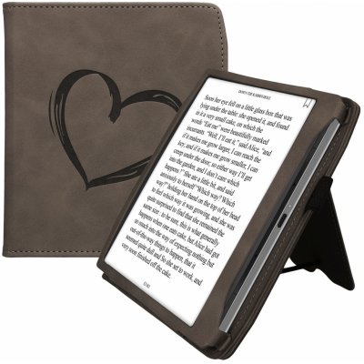 KW Mobile Brushed Heart 23RX002C pro Pocketbook 700 Era / 700 Era Color šedé – Zboží Živě
