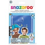 Snazaroo Šablony na obličejové barvy 6 ks modré – Zboží Mobilmania