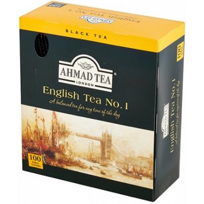 Ahmad Tea English Tea No. 1. alupack 100 sáčků – Zboží Mobilmania