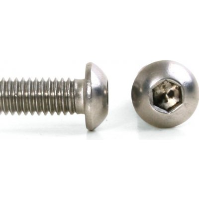 Šroub button imbus nerez A2, ISO 7380, půlkulatá hlava - M6x60 – Zbozi.Blesk.cz