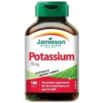 Jamieson Potassium 50 mg 100 tablet – Hledejceny.cz
