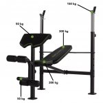 Tunturi WB60 Olympic Width Weight Bench – Zboží Mobilmania