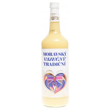 Moravský Vaječný likér Metelka 14% 1 l (holá láhev)