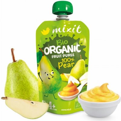 Mixit BIO ovocná kapsička 100% Hruška 120 g – Sleviste.cz