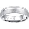 Prsteny SILVEGO Snubní stříbrný prsten Amora v provedení bez kamene pro muže i ženy QRALP130M