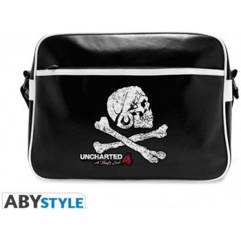 Uncharted 4 SKULL VINYL messengerbag ABYbag147
