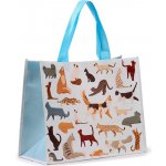 Větší skládací taška s malovanými kočkami – Zboží Dáma