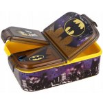 Storline svačinový box Batman 3 přihrádky žluto černý – Zboží Dáma