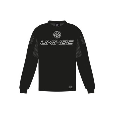 Unihoc Goalie sweater INFERNO all black – Zboží Mobilmania