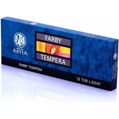 Astra artea temperové barvy 20 ml 12 ks