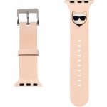 Karl Lagerfeld Choupette Head řemínek pro Apple Watch 42/44mm růžové 3666339033682 – Zboží Mobilmania
