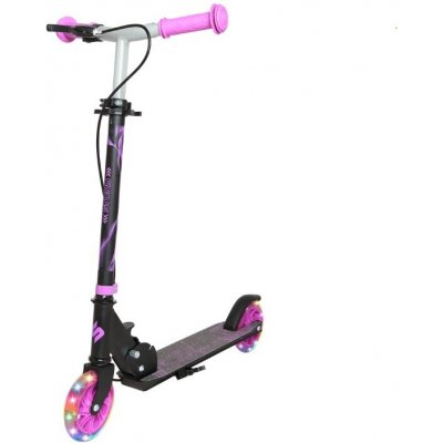 NKD Story Play s ruční brzdou led kolečka fialová – Hledejceny.cz