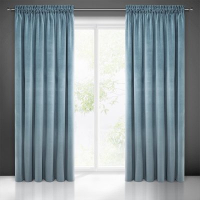 EUROFIRANY ZATEMŇOVACÍ ZÁVĚS NA PÁSCE KRISTI 140X270 CM MODRÁ – Sleviste.cz