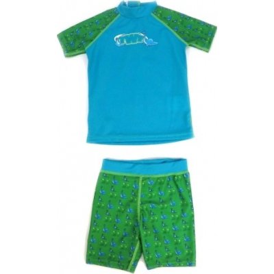 Plážový UV komplet TWF modrozelený K02 – Zboží Dáma