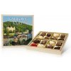 Bonboniéra Selllot Karlovy Vary Belgické pralinky v dřevěné dóze 200g