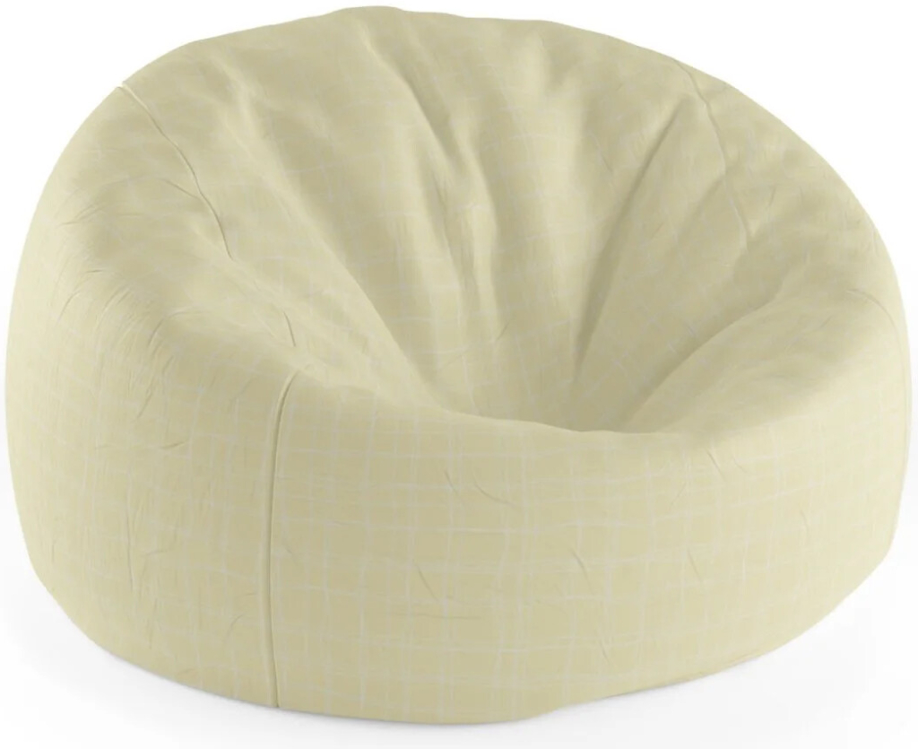 Sablio sedací vak Cocoon Žluté letivo 75 x 45 x 35 cm