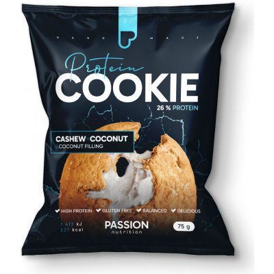 Passion nutrition Passion proteinová plněná cookie 75 g – Zboží Dáma