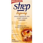 Strep Sugaring voskové depilační pásky na obličej a oblast bikin 20 ks + 4 ubrousky – Zboží Dáma