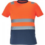Cerva MONZON HV tričko oranžová/navy 5XL – Zboží Dáma