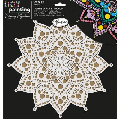 Aladine Sada na tečkování 30 cm Mandala 2 – Zboží Dáma