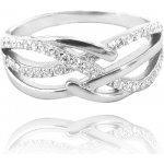 MINET Luxusní stříbrný prsten s bílými zirkony JMAN0049SR63 – Zboží Dáma MINET Luxusní stříbrný prsten s bílými zirkony JMAN0049SR63 – Zboží Dáma