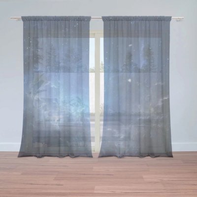 Záclony Hvězdné nebe: 2 ks - 150x250 cm - Sablio – Hledejceny.cz