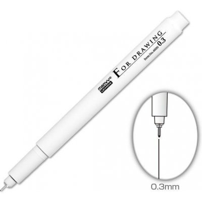 Marvy 4600 Liner for Drawing Černý 0,3mm – Zboží Živě