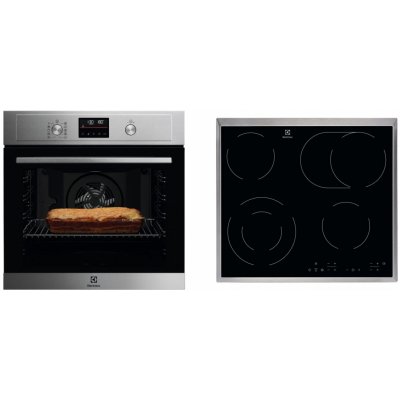 Set Electrolux EOF4P56X + EHF6346XOK – Zboží Mobilmania