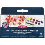 Derwent Watercolour Akvarelové barvy 12 ks – Sleviste.cz