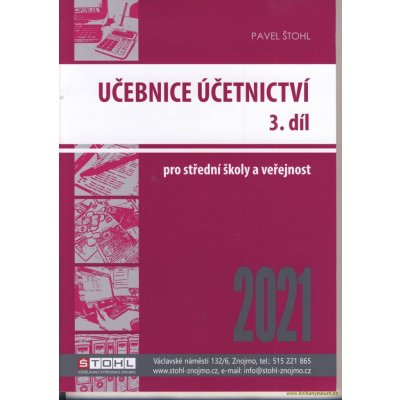 Učebnice Účetnictví 2021 - 3. díl