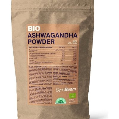 GymBeam Bio Ashwagandha prášek 100 g – Hledejceny.cz