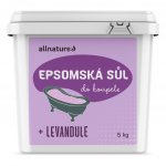Allnature Epsomská sůl Levandule 5 kg – Zboží Mobilmania