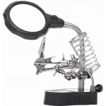 Držák s lupou, třetí ruka s LED osvětlením, Kraft&Dele KD10455 – Zboží Mobilmania