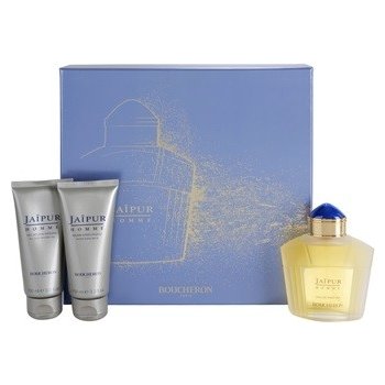 Boucheron Jaipur Homme EDP 100 ml + balzám po holení 100 ml + sprchový gel 100 ml dárková sada