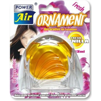 Power Air Ornament osvěžovač Fresh Vanilla 12 ml