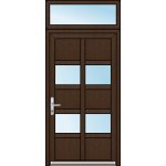 OknaDvereNaMiru.cz Vchodové dveře SLOUPKOVÉ Bruno 2 + Nadsvětlík bílá 90 x 220 cm – Hledejceny.cz