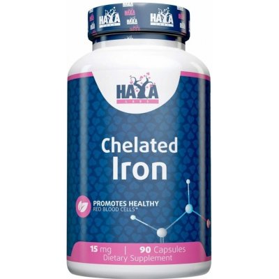 Haya Labs Chelated Iron 15 mg 90 tablet – Hledejceny.cz